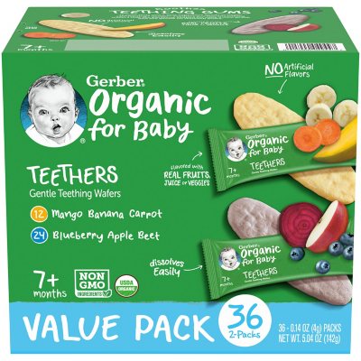 Gerber store teething snacks