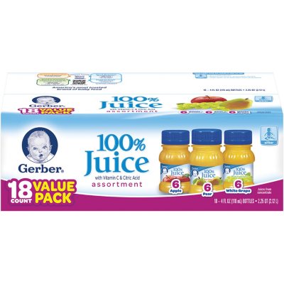 Gerber infant hot sale juice