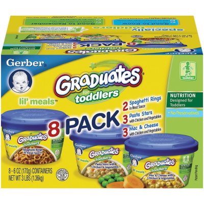 Gerber graduates lil store entrees