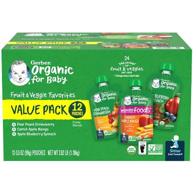 Gerber Organic 2nd Foods Variety Pack 