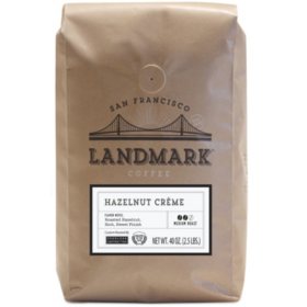 Landmark Ground Coffee, Hazelnut Creme, 40 oz.