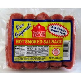 Hot Louisiana Smoked Sausage 42oz.