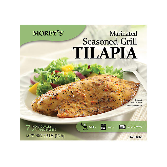 Morey's® Marinated Seasoned Grill Tilapia - 7 ct.