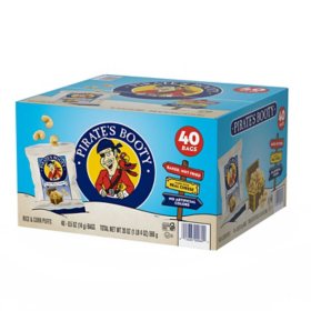Pirate's Booty Aged White Cheddar 0.5 oz., 40 pk.