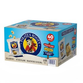 Pirate's Booty Aged White Cheddar Puffs 0.5 oz., 40 pk.