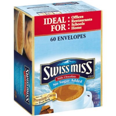 Swiss Miss No Sugar Added Hot Chocolate Mix