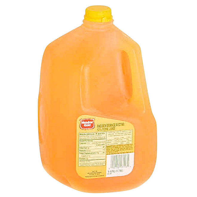 Meadow Gold Passion Orange Nectar Juice - 1 gal.