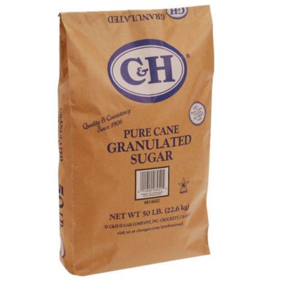C&H Granulated Sugar - 50 lb. bag - Sam's Club
