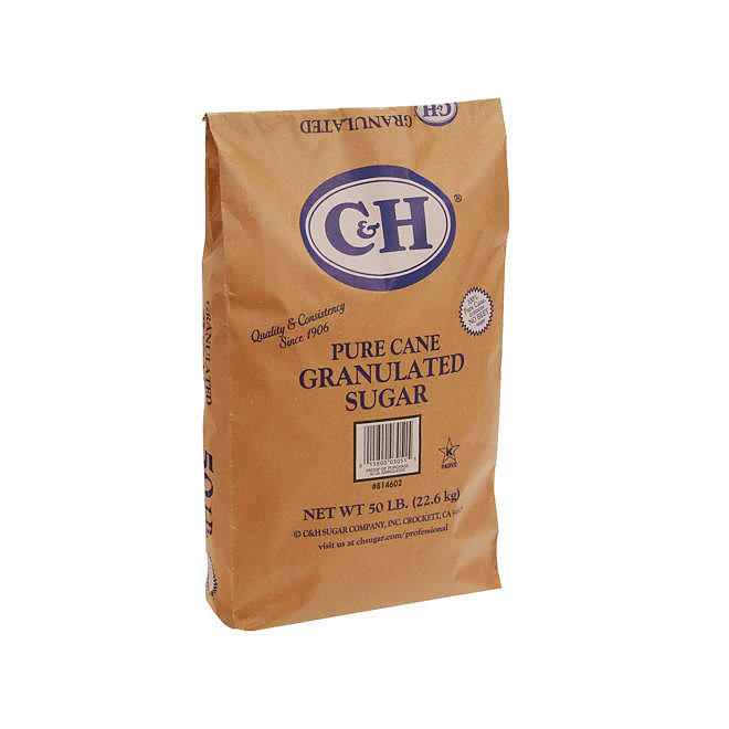 C&H Granulated Sugar - 50 lb. bag