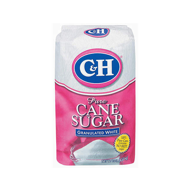 C&H Pure Cane Granulated White Sugar (10 lbs.)