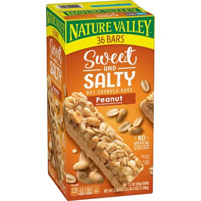 Nature Valley Sweet and Salty Nut Peanut Granola Bars (36 ct.) - Sam's Club