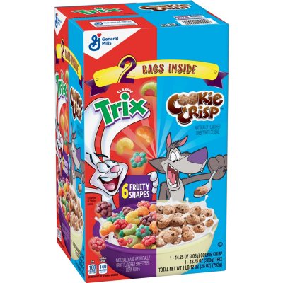 Trix & Cookie Crisp Cereal Variety Pack (28 oz.) - Sam's Club