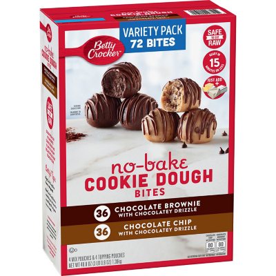 Betty Crocker No-Bake Cookie Dough Bites, Variety Pack (48 Oz.) - Sam's ...