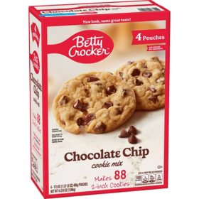 Betty Crocker Chocolate Chip Cookie Pouch, 4 pk.