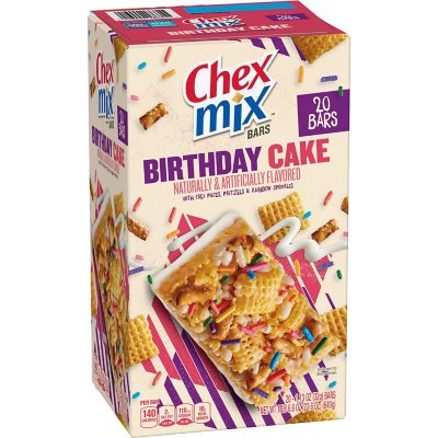 Chex Mix Birthday Cake Treat Bars (20 pk.) Sam's Club