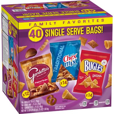 Snack Box Variety Care Package 40 Count Lunch Box Snack Gift Box