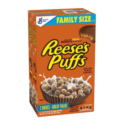 Reese's Peanut Butter Puffs Breakfast Cereal (2 pk.) - Sam's Club