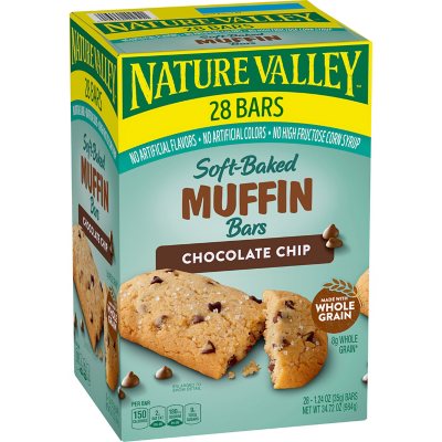 Nature Valley Soft Baked Muffin Bars, Chocolate Chip (28 ct.) - Sam's Club