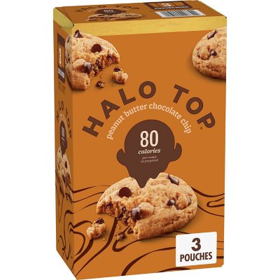 Halo Top Peanut Butter Chocolate Chip Cookie Mix 12.6 oz. per pack, 3