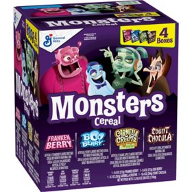Monsters Cereal, Variety Pack (38.9 oz., 4 pk.)