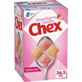 Chex Strawberry Vanilla Cereal, 36.5 oz.