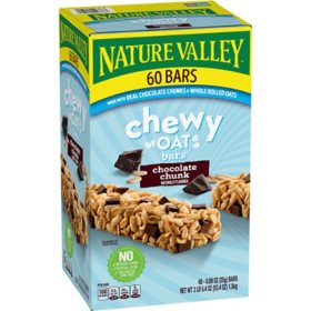 Nature Valley Chocolate Chunk Chewy Oat Bars, 60 ct.
