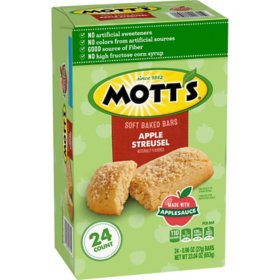 Mott's Soft Baked Apple Streusel Bars, 24 ct.