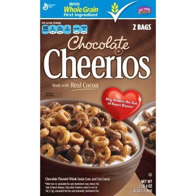 General Mills Chocolate Cheerios Cereal (36 oz.) - Sam's Club