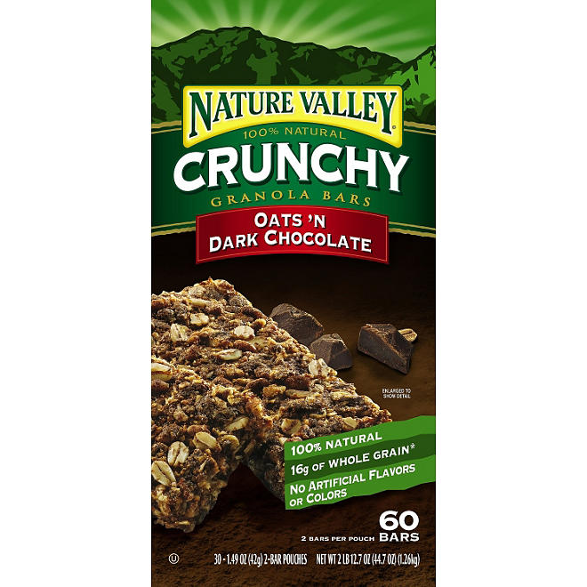 Nature Valley Crunchy Dark Chocolate - 30ct