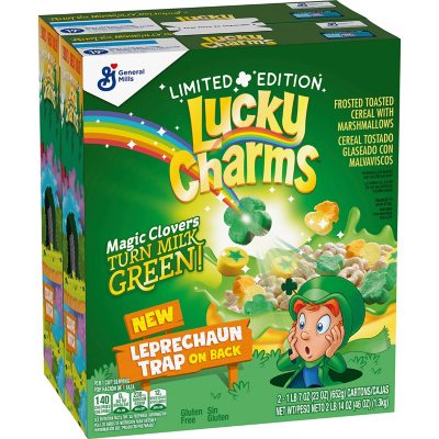 lucky charms cereal box