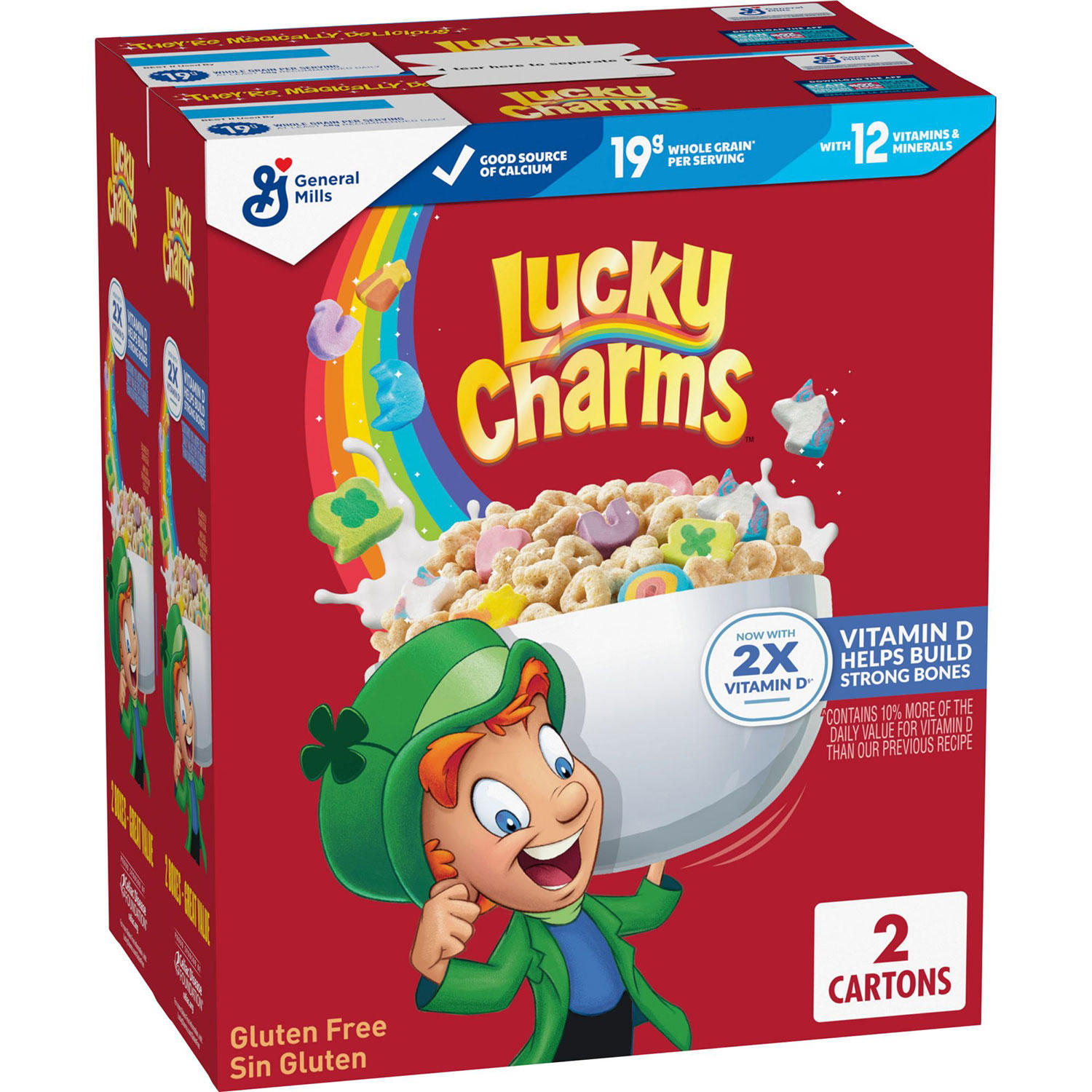 Lucky Charms Gluten Free Marshmallow Cereal (23 oz, 2 pk.)