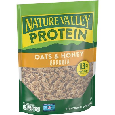 Nature Valley Oats N Honey Protein Granola Cereal 28 Oz Sam S Club