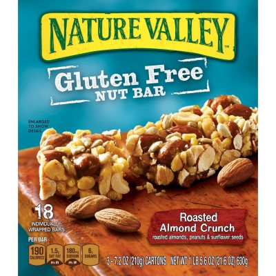 Nature Valley Nut Bars (18 Ct.) - Sam's Club