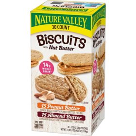 Nature Valley Biscuit Sandwich Variety Pack, 30 ct.