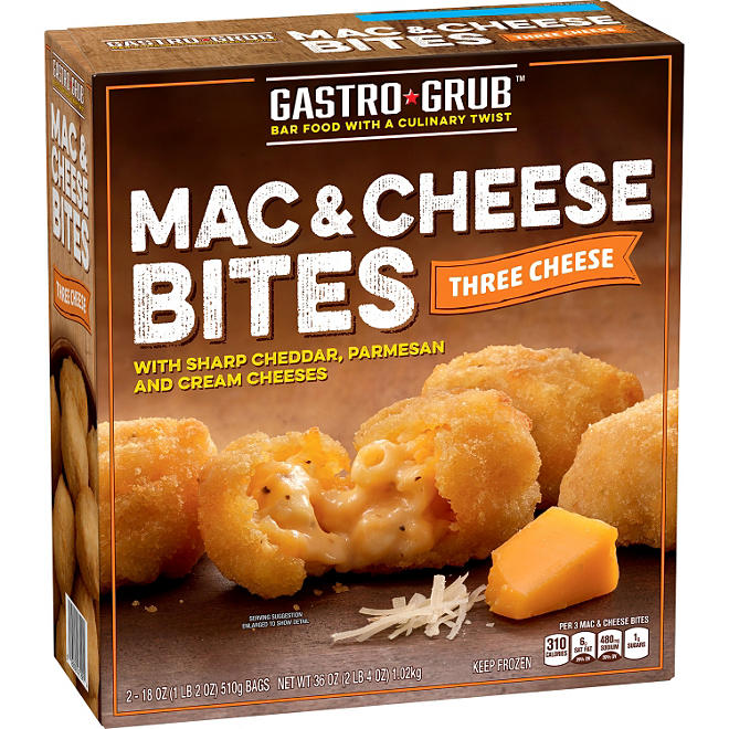 Gastro Grub Mac & Cheese Bites, Three Cheese (36 oz.)