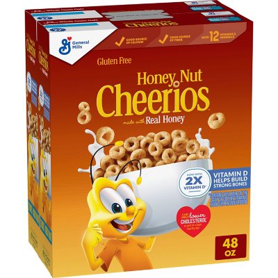 Honey Nut Cheerios Gluten Free Breakfast Cereal, 21.6 oz