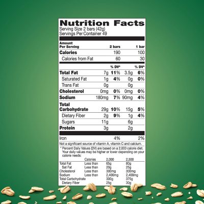 Nature Valley Oats and Honey Crunchy Granola Bar 0.74 oz. - 144/Case