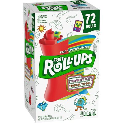 Fruit Roll-Ups Fruit Snacks Variety Pack (0.5 oz., 72 pk.) - Sam's