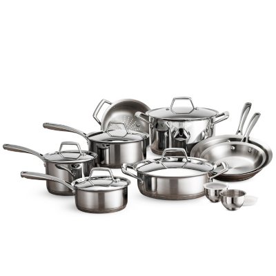 Tramontina Stainless Steel (18/10) 12 Pc Cookware Set & Reviews