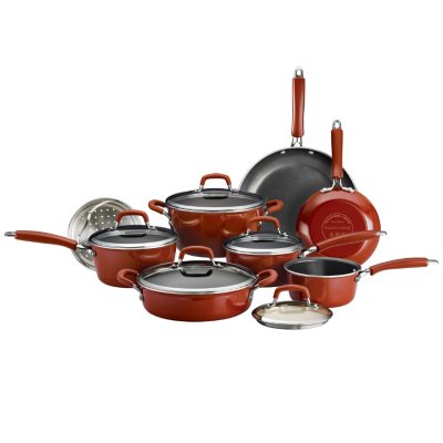 13-Piece Granite Aluminum Cookware Set