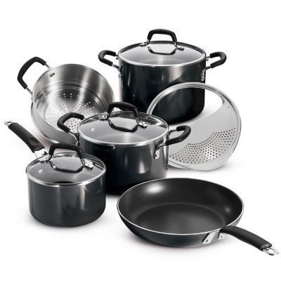 Tramontina 9-Piece Gourmet Nonstick Cookware Set (Assorted Colors ...