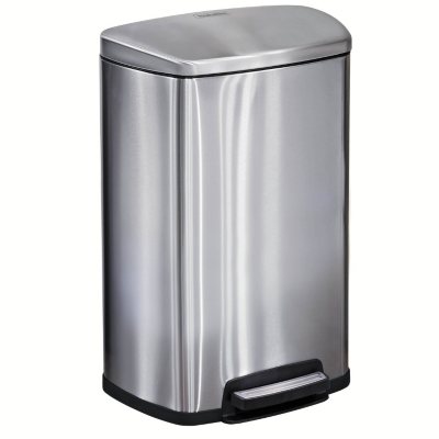Tramontina Step Can Stainless Steel 13 Gallon Gray 81200569ds