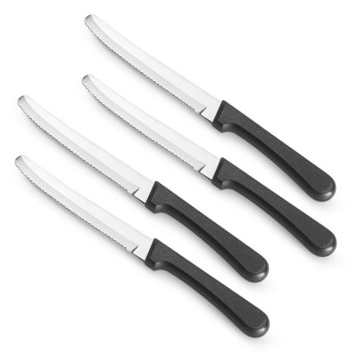 TRAMONTINA 12 PIECE WOOD HANDLE STEAK KNIFE SET