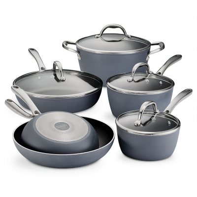 Tramontina 10-Piece Nonstick Induction-Ready Cookware Set, Slate Gray -  Sam's Club
