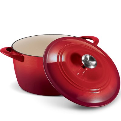 Tramontina Enameled Cast Iron 7-Qt. Covered Round Dutch Oven (Assorted Colors)