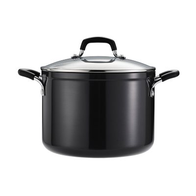 4-Piece Nonstick Stock Pot Set (8 quart and 12 quart)