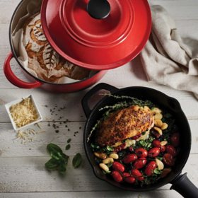 Tramontina 3-Piece Kitchen Essentials Cast Iron Cookware Set (Assorted Colors)