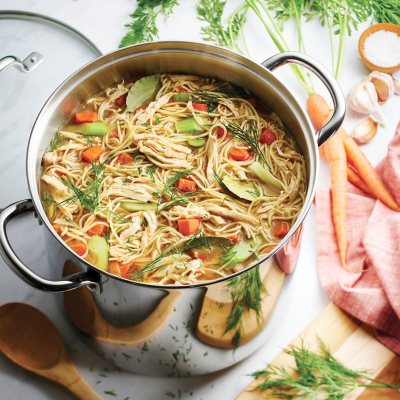 Tramontina 12 Qt Covered Stainless Steel Stock Pot