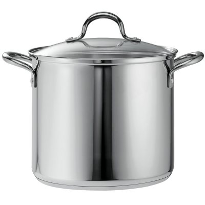 Stainless Steel Stock Pot  6, 8, and 12 QT - Made In