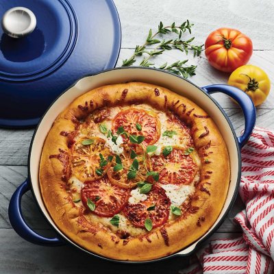 tramontina 12  enameled cast iron covered casserole dish (assorted colors)